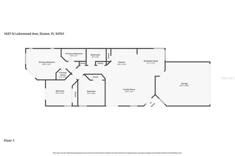 1637 N Lakewood Avenue Ocoee FL 34761