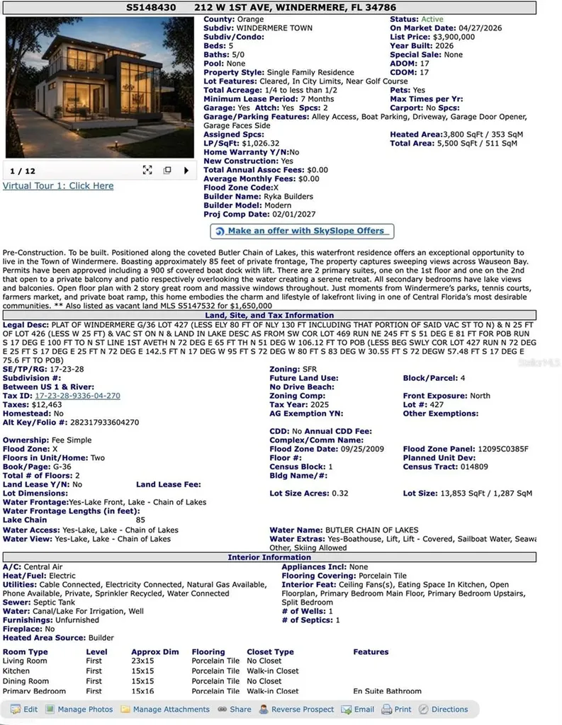 212 W 1st Avenue Windermere FL 34786