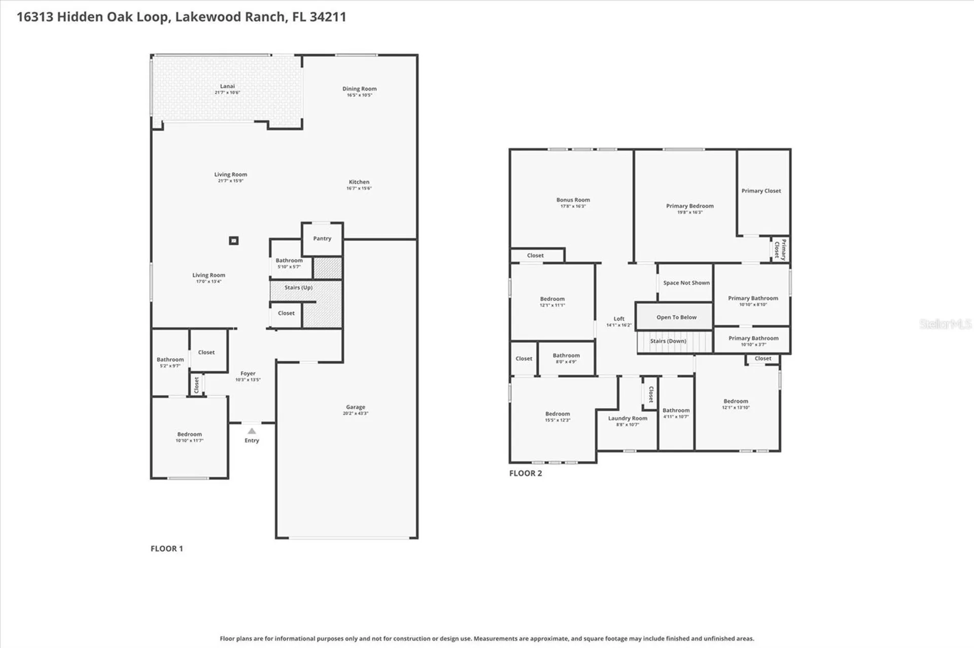 16313 Hidden Oak Loop Bradenton FL 34211
