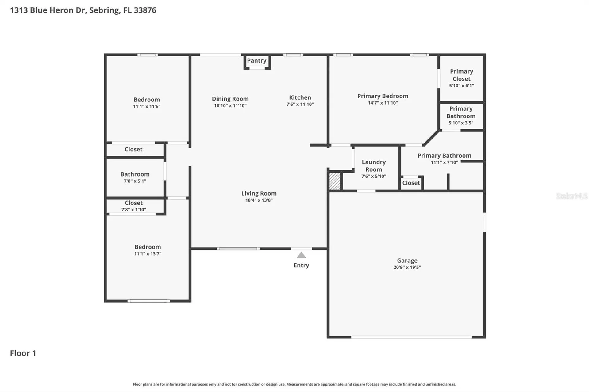 1313 Blue Heron Drive Sebring FL 33876