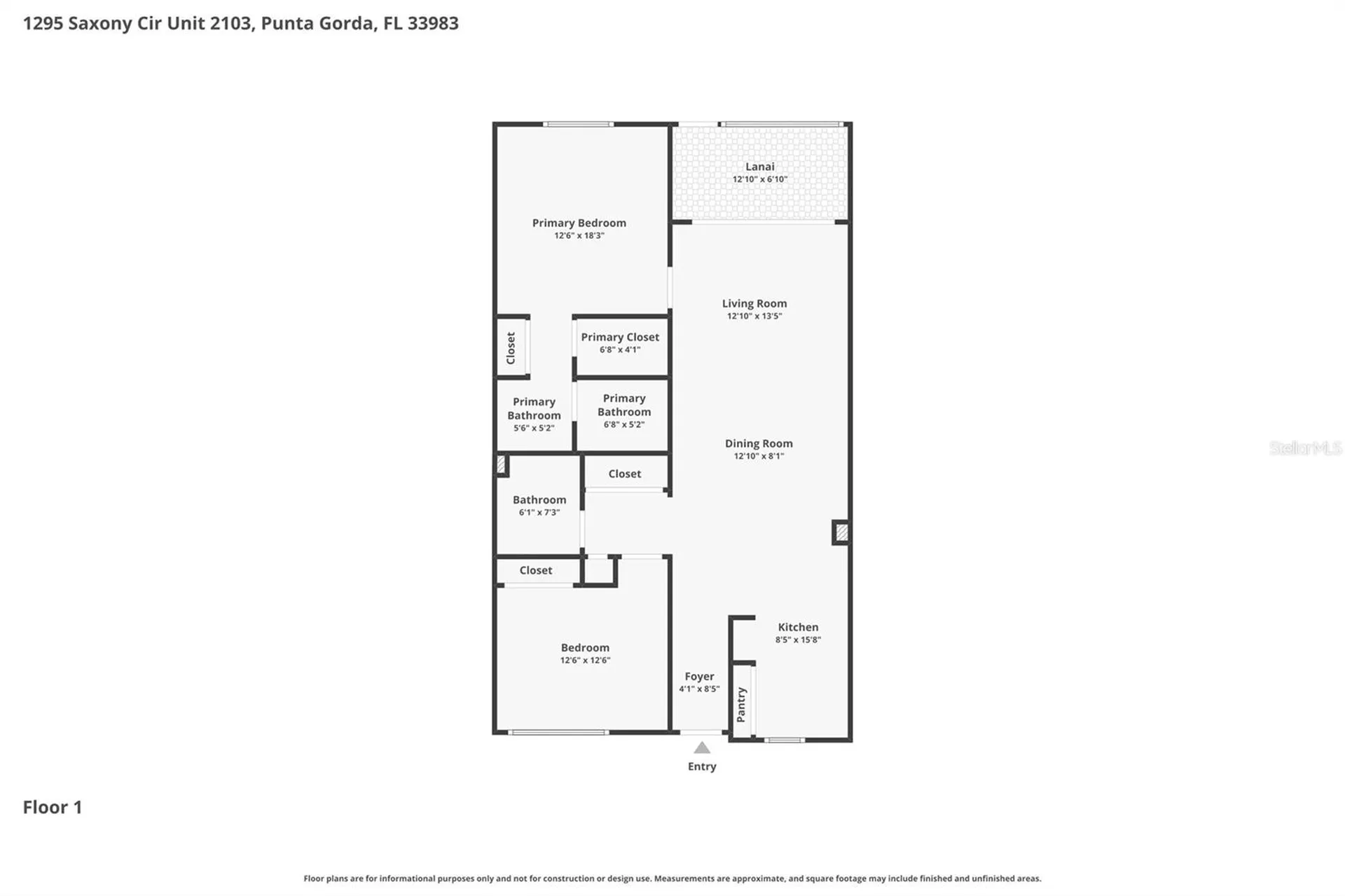 1295 Saxony Circle Punta Gorda FL 33983