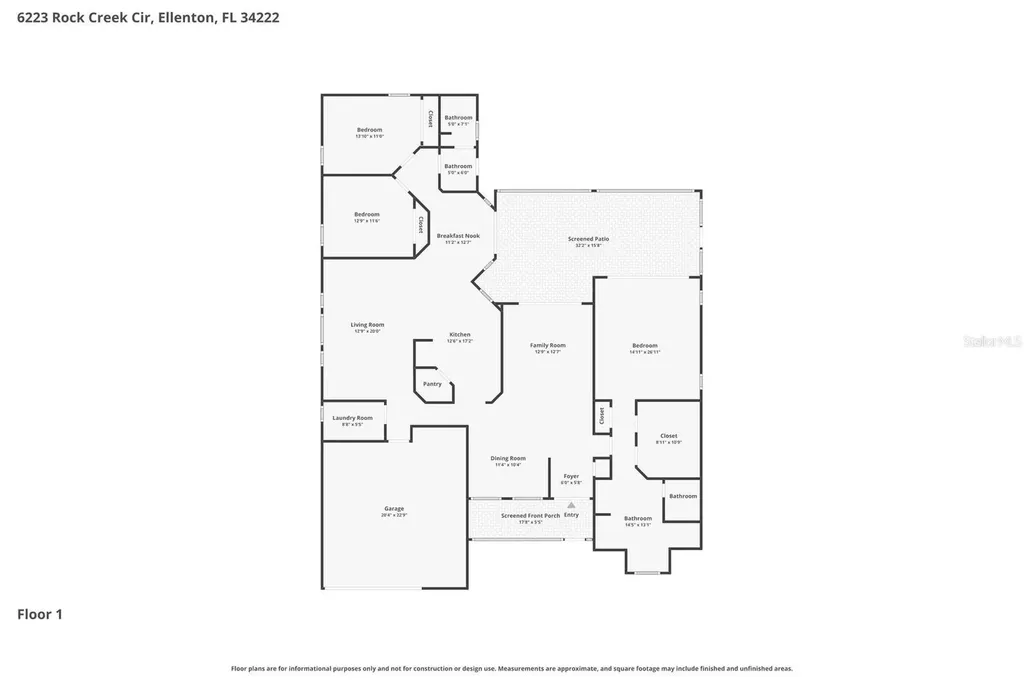 6223 Rock Creek Circle Ellenton FL 34222