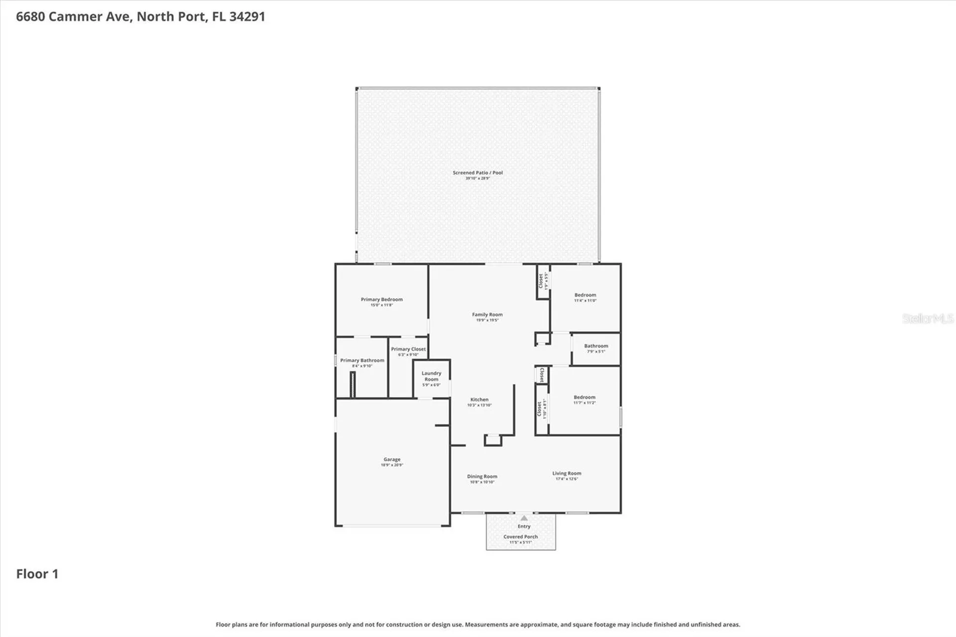 6680 Cammer Avenue North Port FL 34291