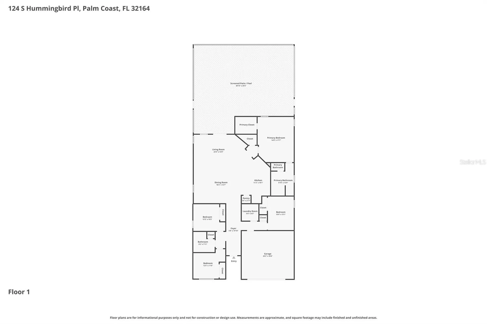 124 S Hummingbird Place Palm Coast FL 32164