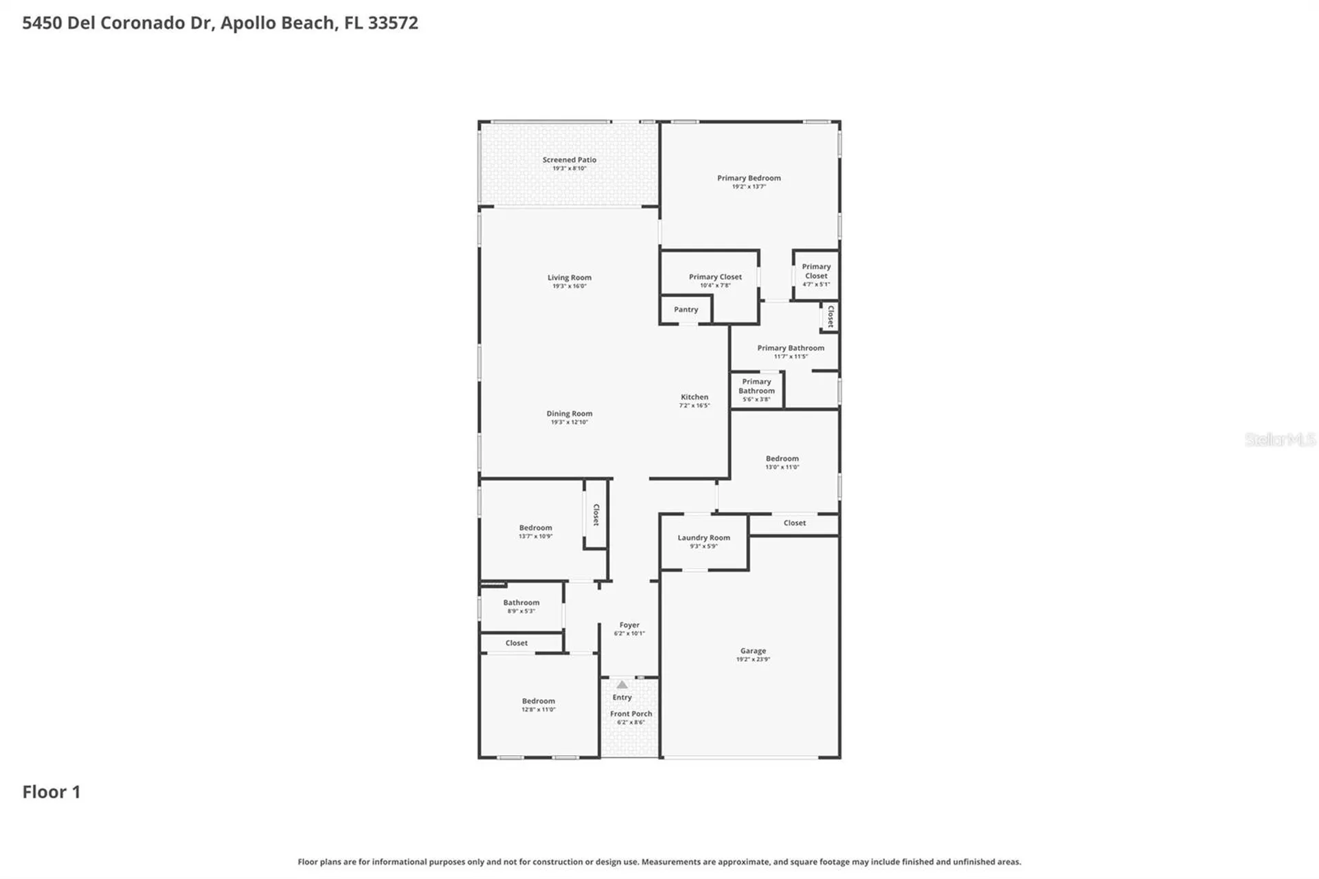5450 Del Coronado Drive Apollo Beach FL 33572