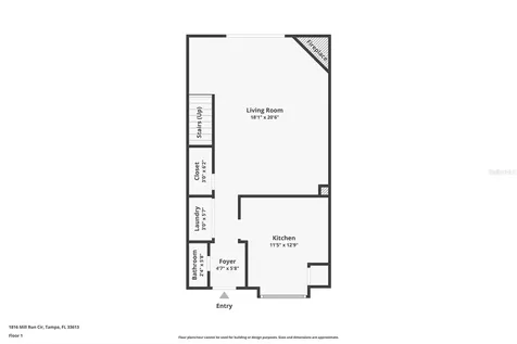 1816 Mill Run Circle Tampa FL 33613