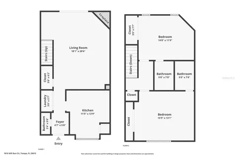 1816 Mill Run Circle Tampa FL 33613