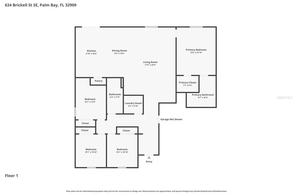 634 Brickell Street SE Palm Bay FL 32909