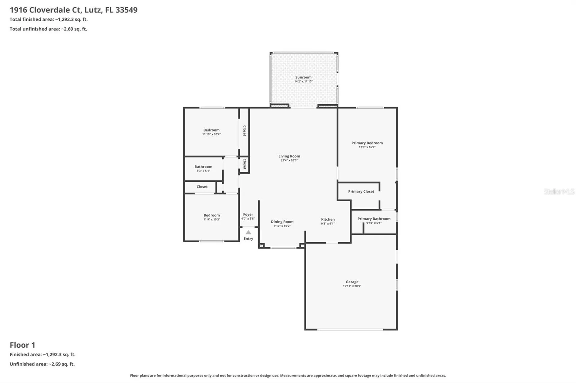 1916 Cloverdale Court Lutz FL 33549