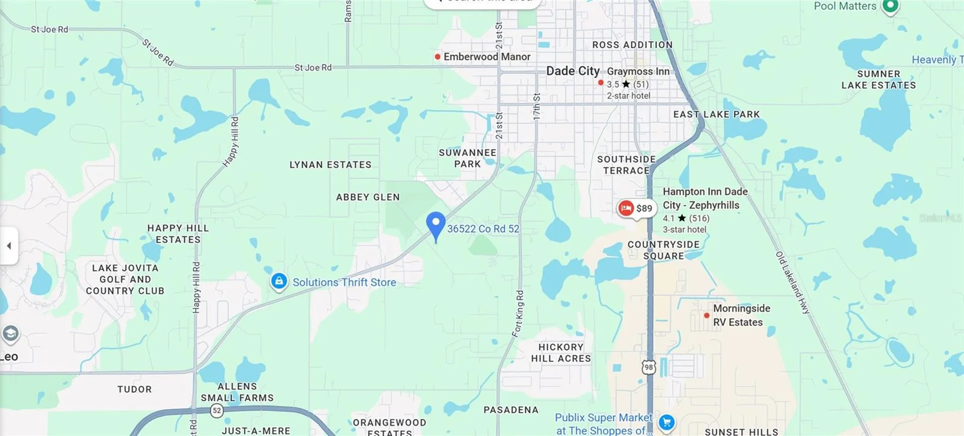 36520-36522-36526 County Road 52 Dade City FL 33525