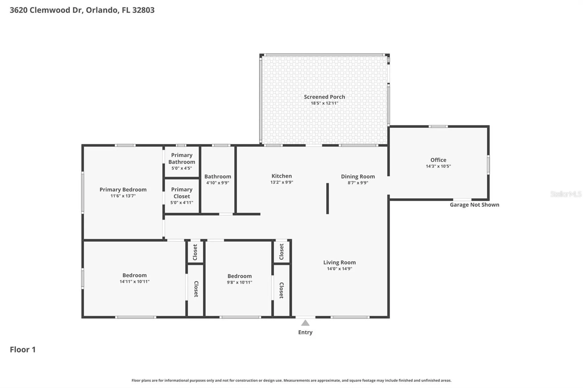 3620 Clemwood Drive Orlando FL 32803