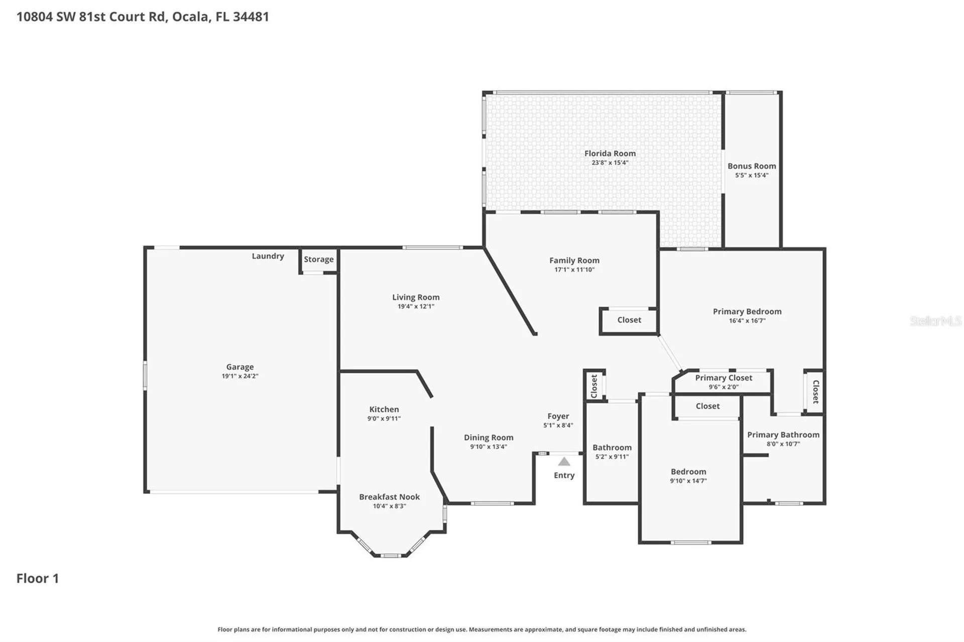 10804 SW 81st Court Road Ocala FL 34481