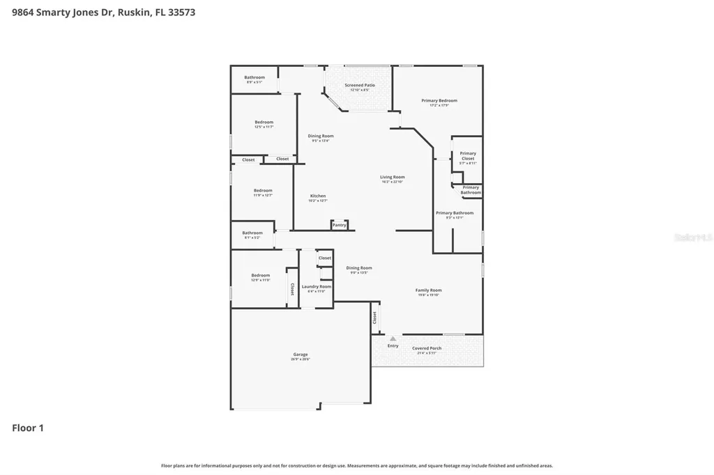 9864 Smarty Jones Drive Ruskin FL 33573