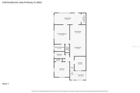 4129 Stratford Drive New Port Richey FL 34652