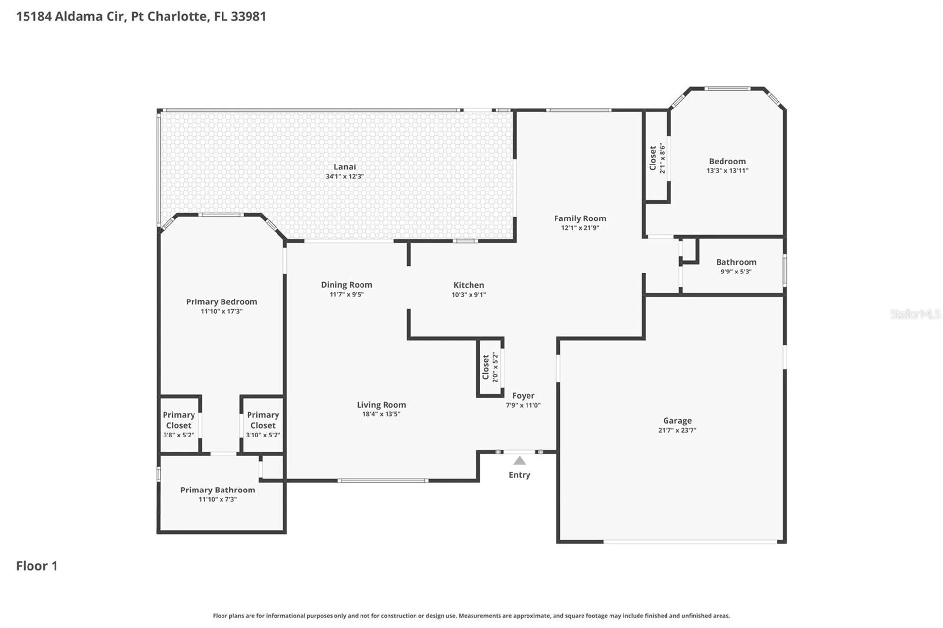 15184 Aldama Circle Port Charlotte FL 33981