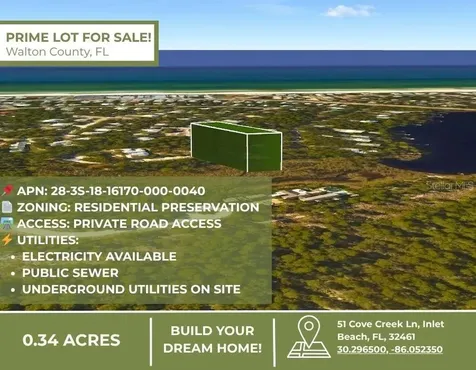 51 Cove Creek Lane Inlet Beach FL 32413
