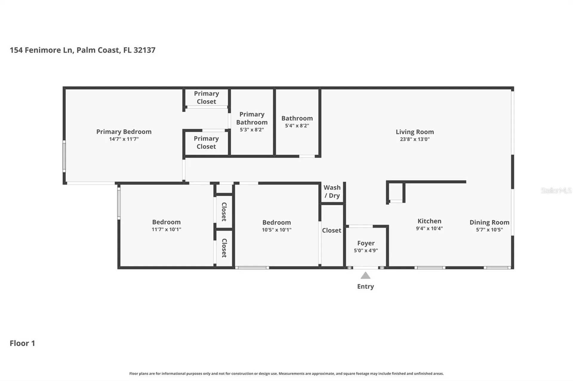 154 Fenimore Lane Palm Coast FL 32137
