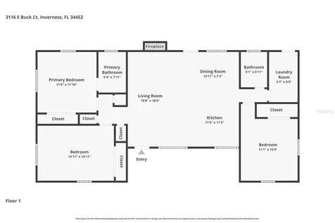 3116 E Buck Inverness FL 34452