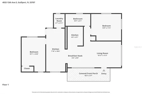 4933 13th Avenue S Gulfport FL 33707
