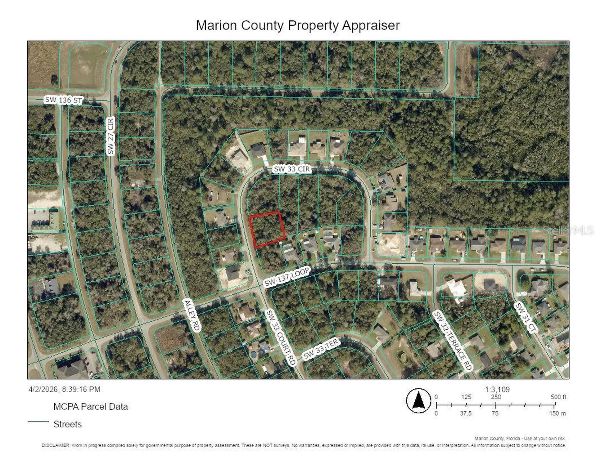 0000 SW 33rd Circle Ocala FL 34473