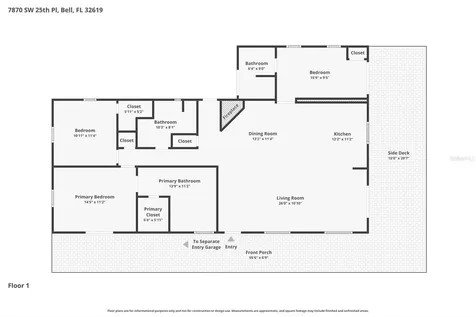 7870 SW 25th Place Bell FL 32619