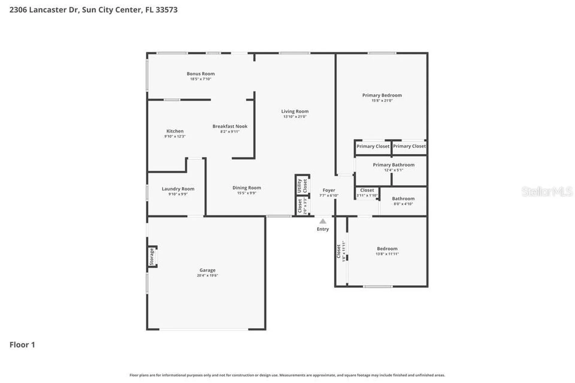 2306 Lancaster Drive Sun City Center FL 33573