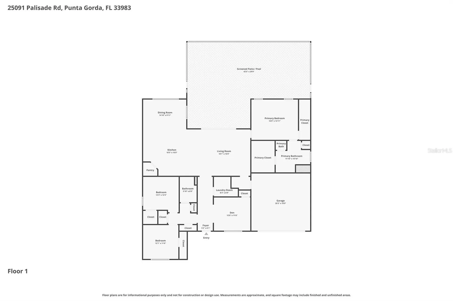 25091 Palisade Road Punta Gorda FL 33983