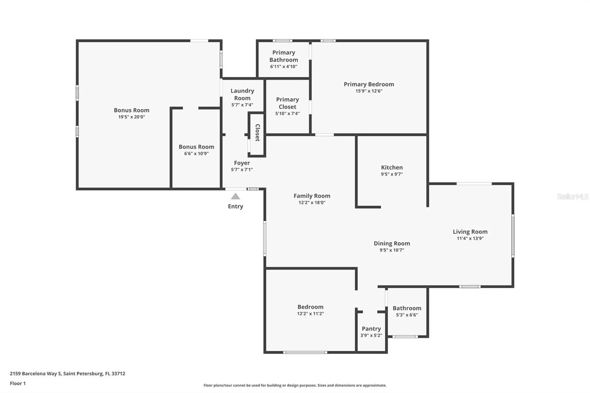 2159 Barcelona Way S St Petersburg FL 33712