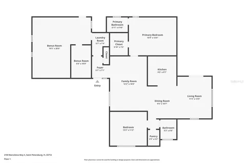 2159 Barcelona Way S St Petersburg FL 33712
