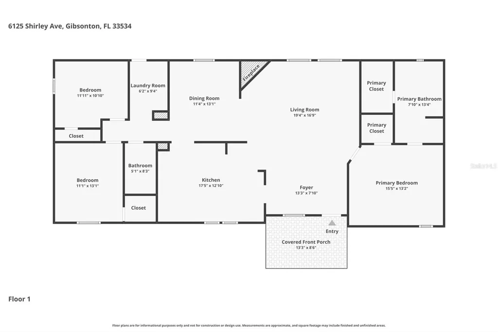 6125 Shirley Avenue Gibsonton FL 33534