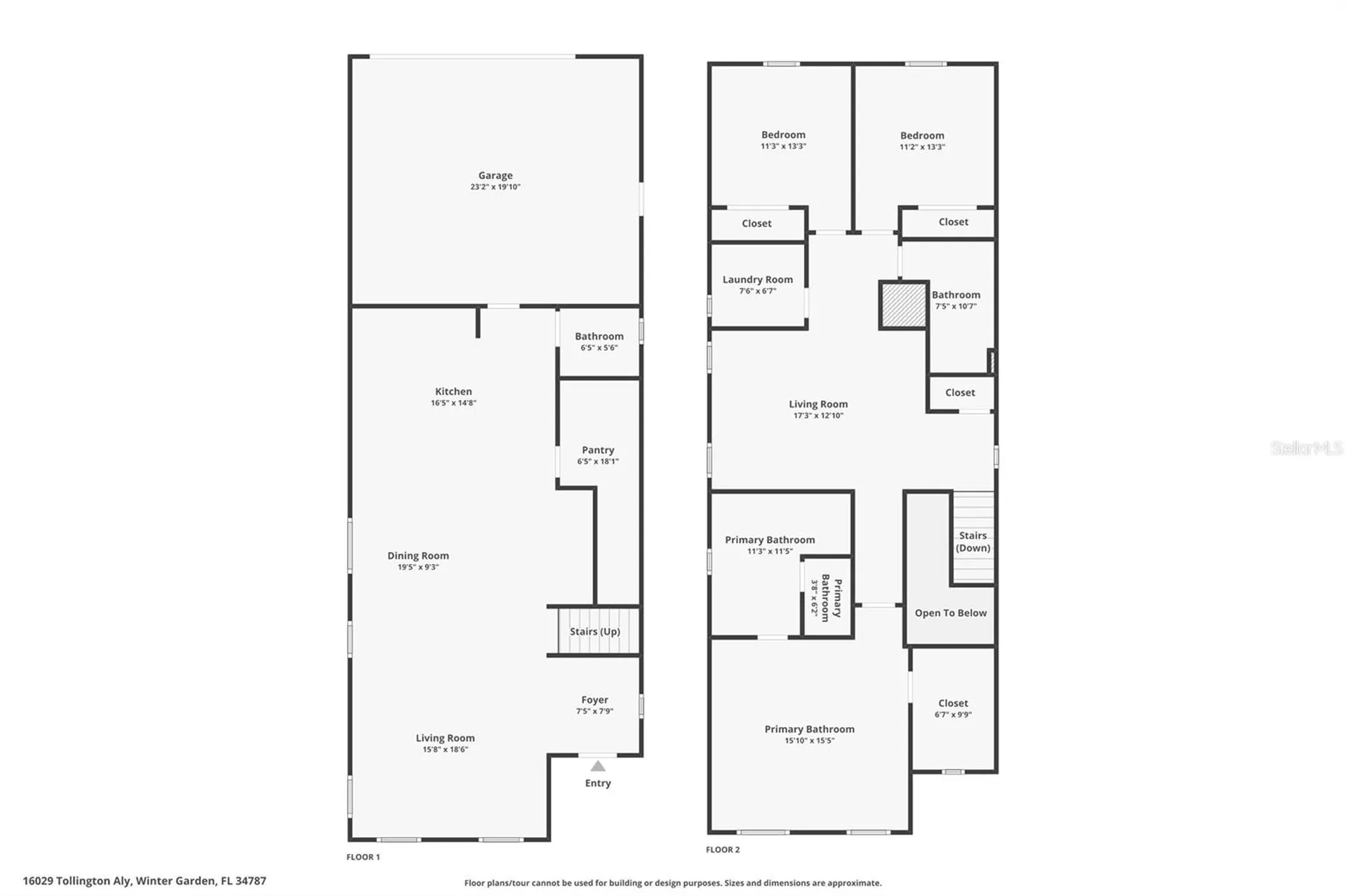 16029 Tollington Alley Winter Garden FL 34787