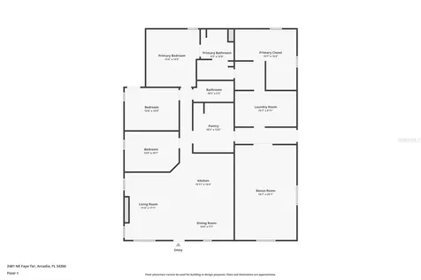 2481 NE Faye Terrace Arcadia FL 34266