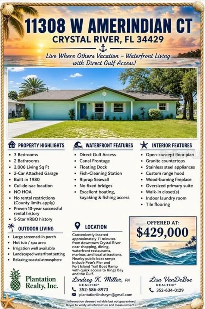11308 W Amerindian Court Crystal River FL 34429