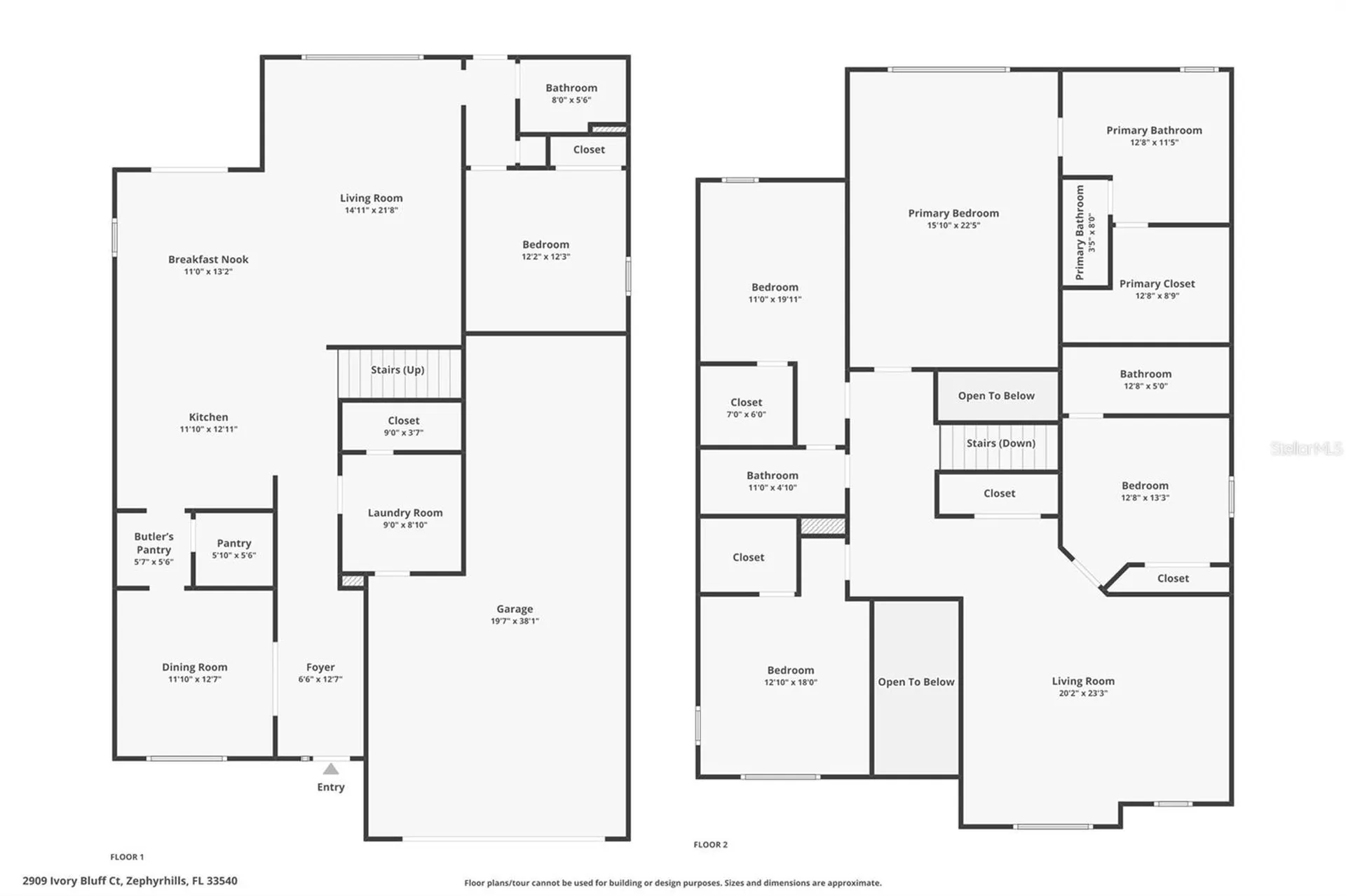 2909 Ivory Bluff Court Zephyrhills FL 33540