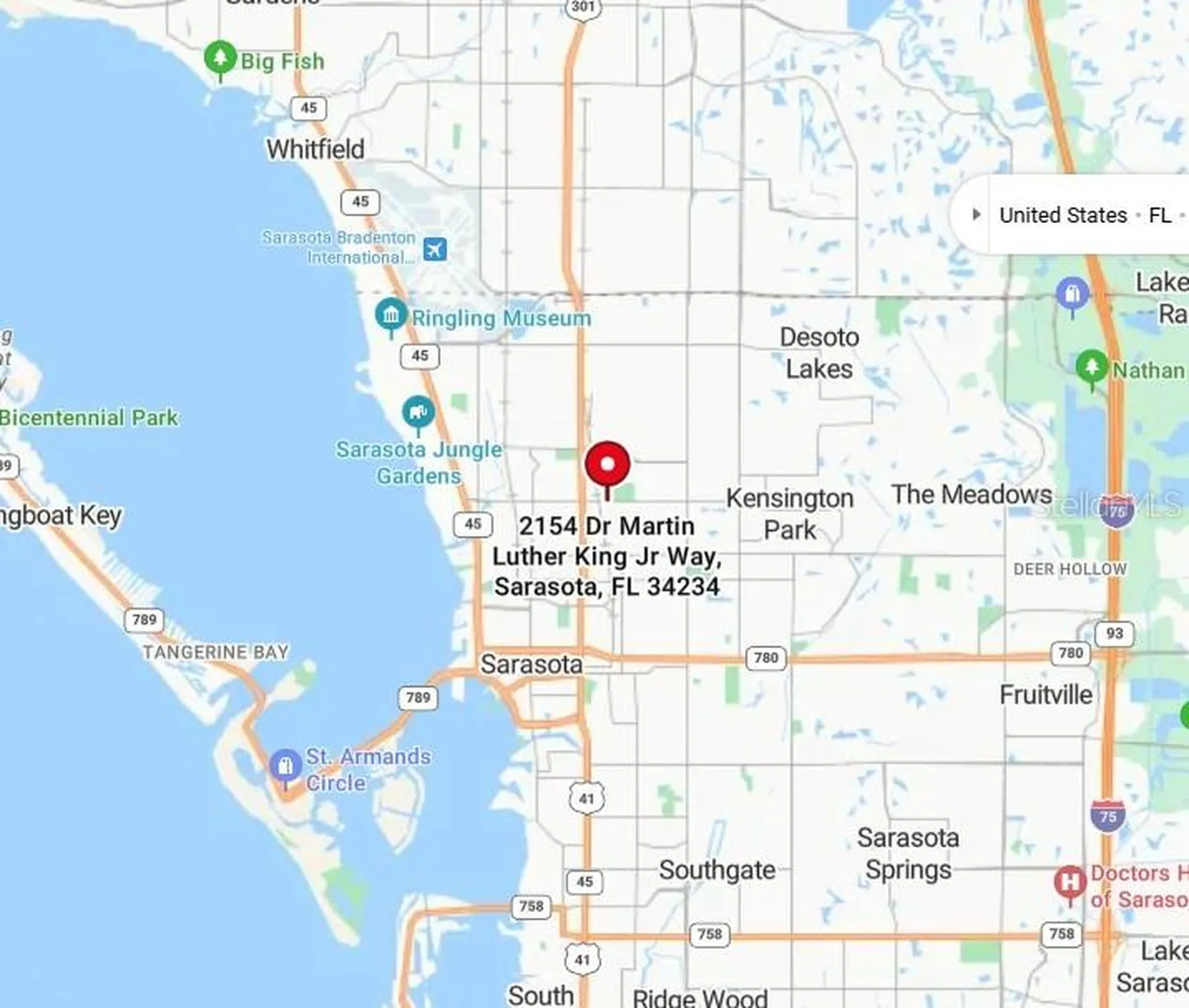 2154 Drive Martin Luther King Jr Way Sarasota FL 34234