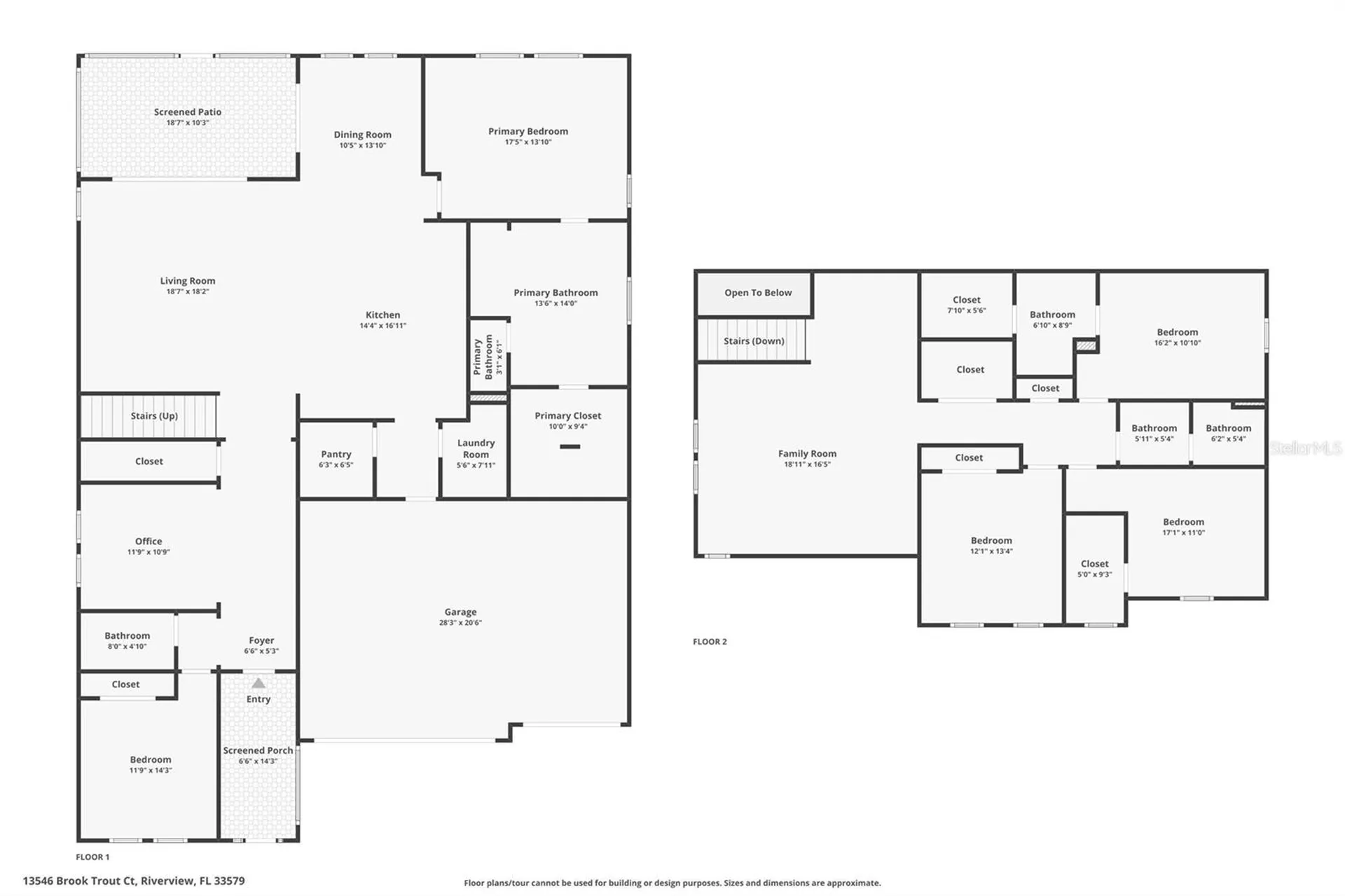 13546 Brook Trout Court Riverview FL 33579