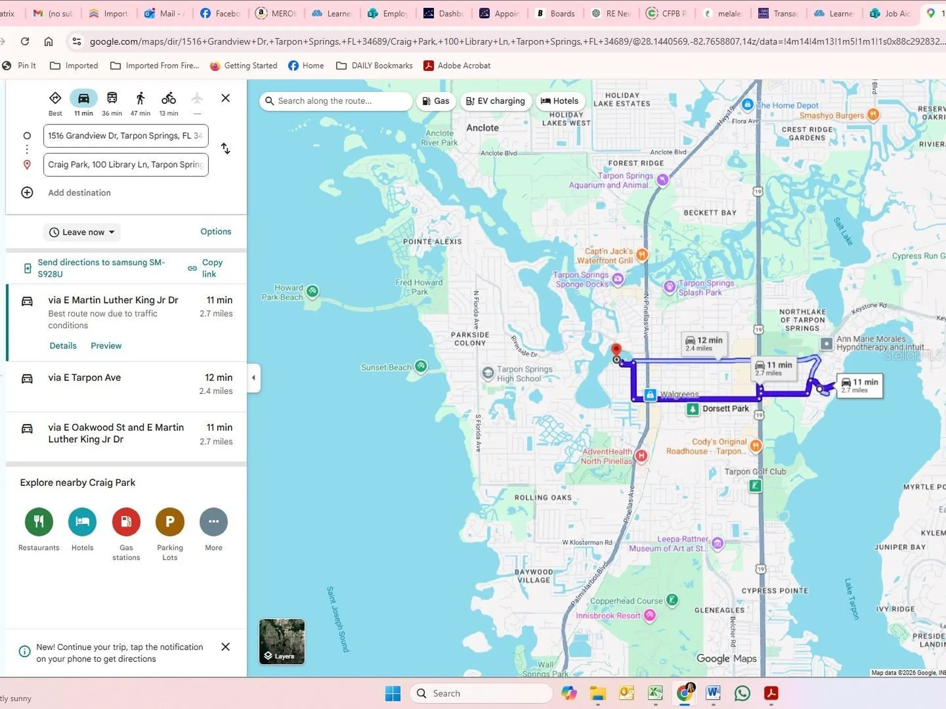 1516 Grandview Drive Tarpon Springs FL 34689