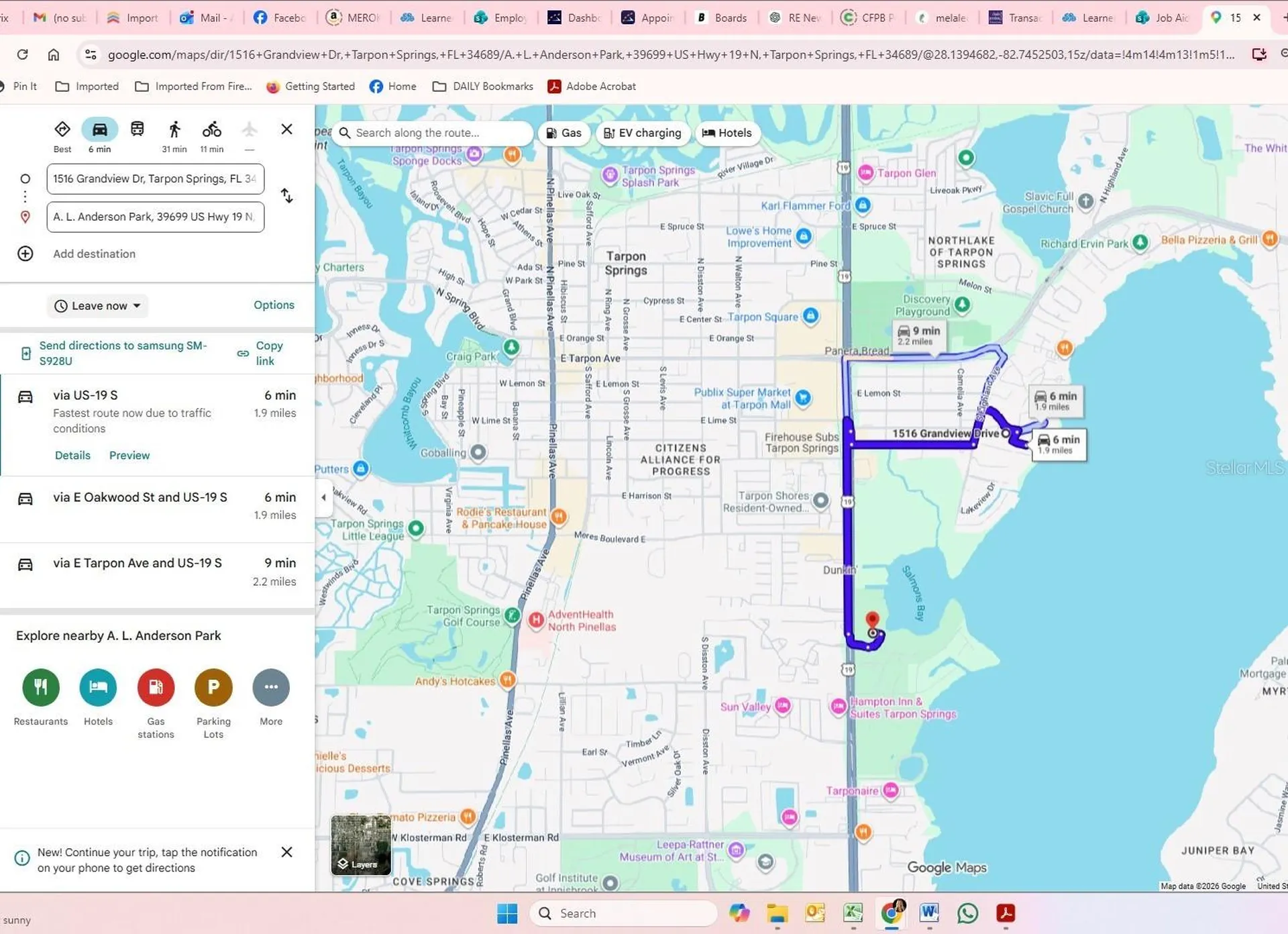 1516 Grandview Drive Tarpon Springs FL 34689