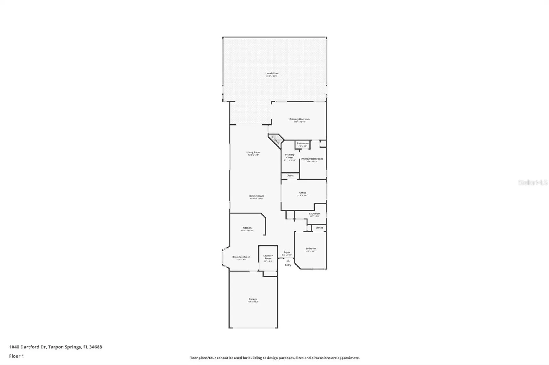 1040 Dartford Drive Tarpon Springs FL 34688