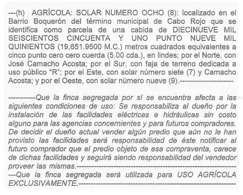 Boqueron Ward Sr 103 Km 11.9 Near Betances Community Cabo Rojo PR 00623
