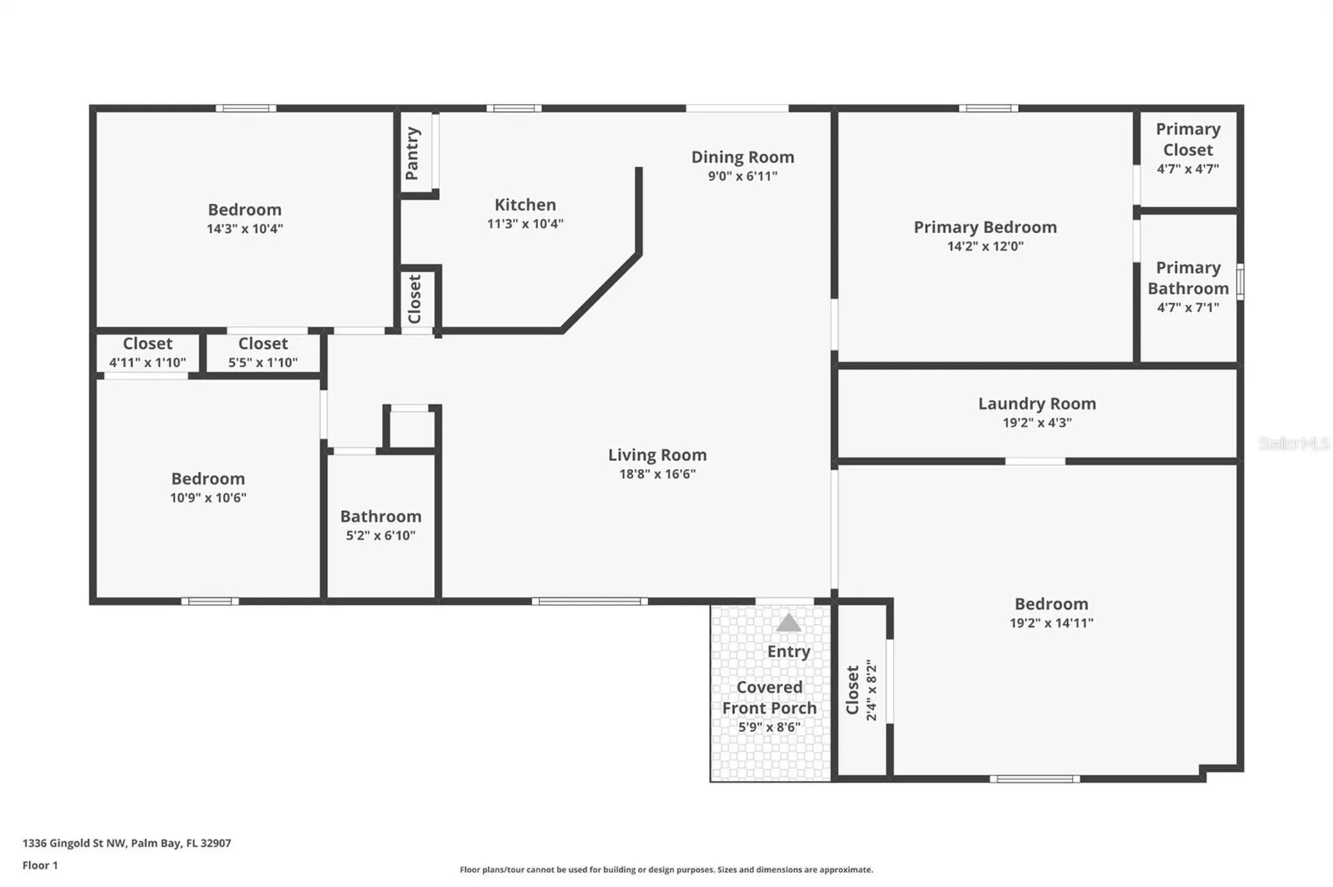 1336 Gingold Street NW Palm Bay FL 32907