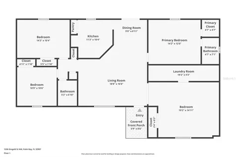 1336 Gingold Street NW Palm Bay FL 32907
