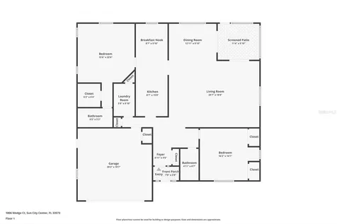 1806 Wedge Court Sun City Center FL 33573