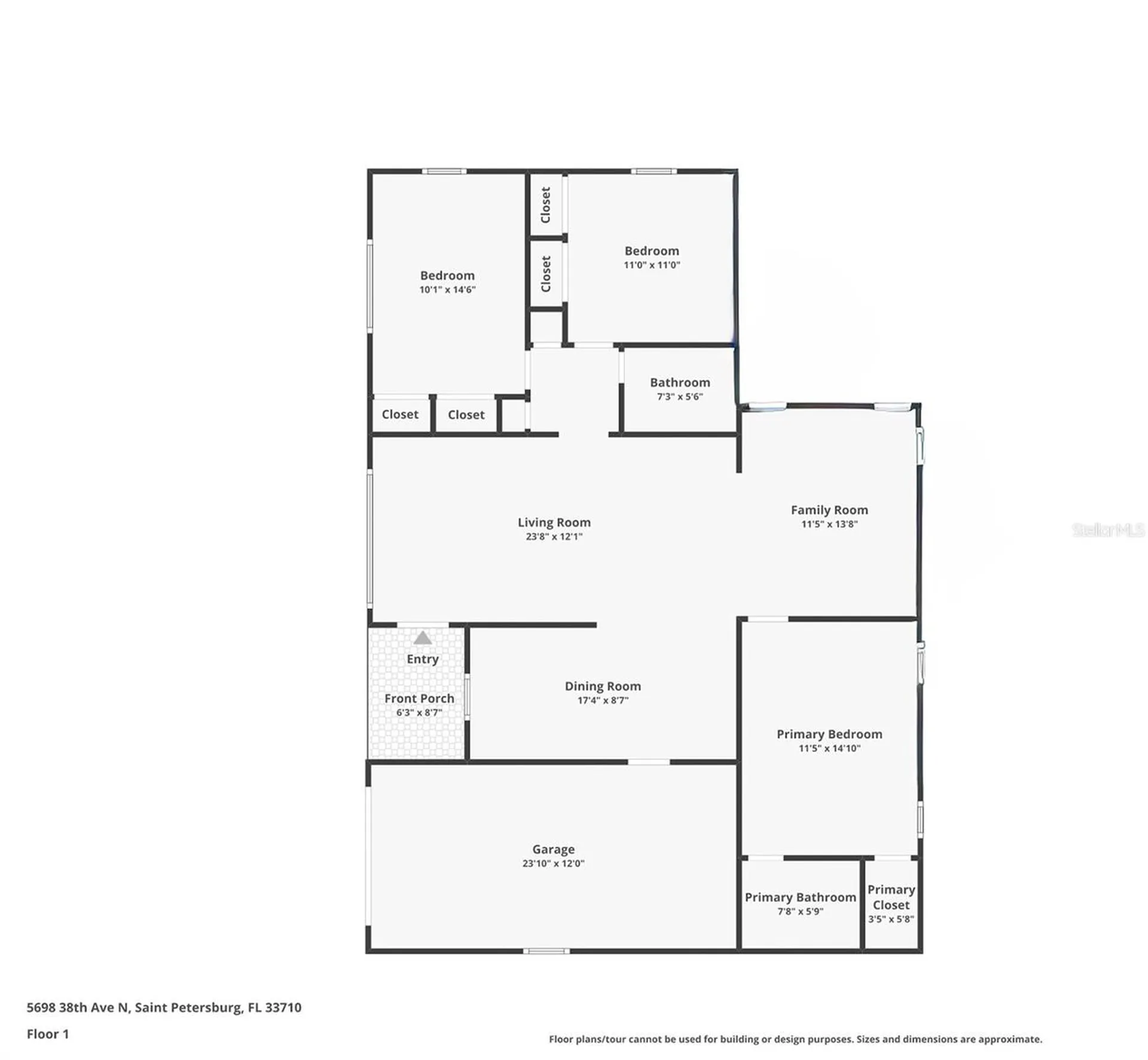 5698 38th Avenue N St Petersburg FL 33710