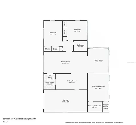 5698 38th Avenue N St Petersburg FL 33710