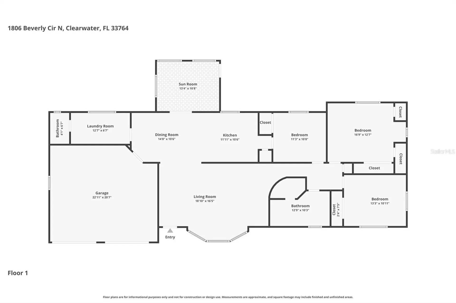 1806 Beverly Circle N Clearwater FL 33764