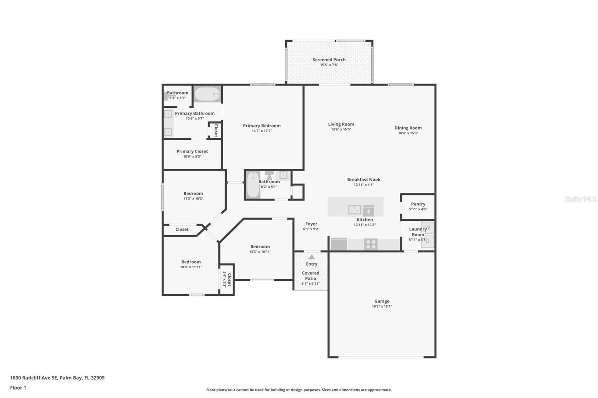 1830 Radcliff Avenue SE Palm Bay FL 32909