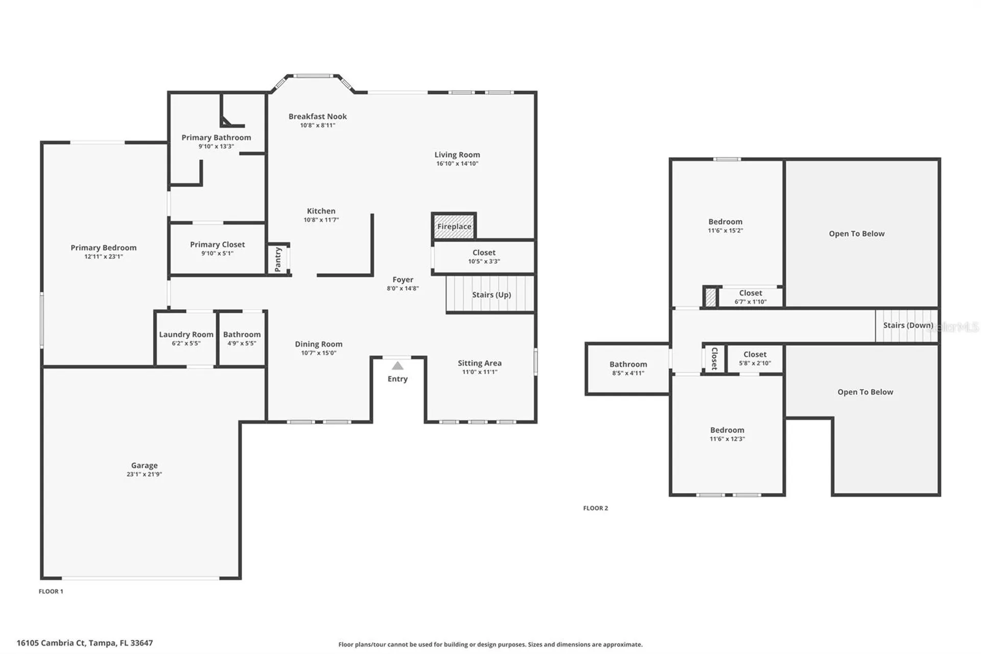 16105 Cambria Court Tampa FL 33647