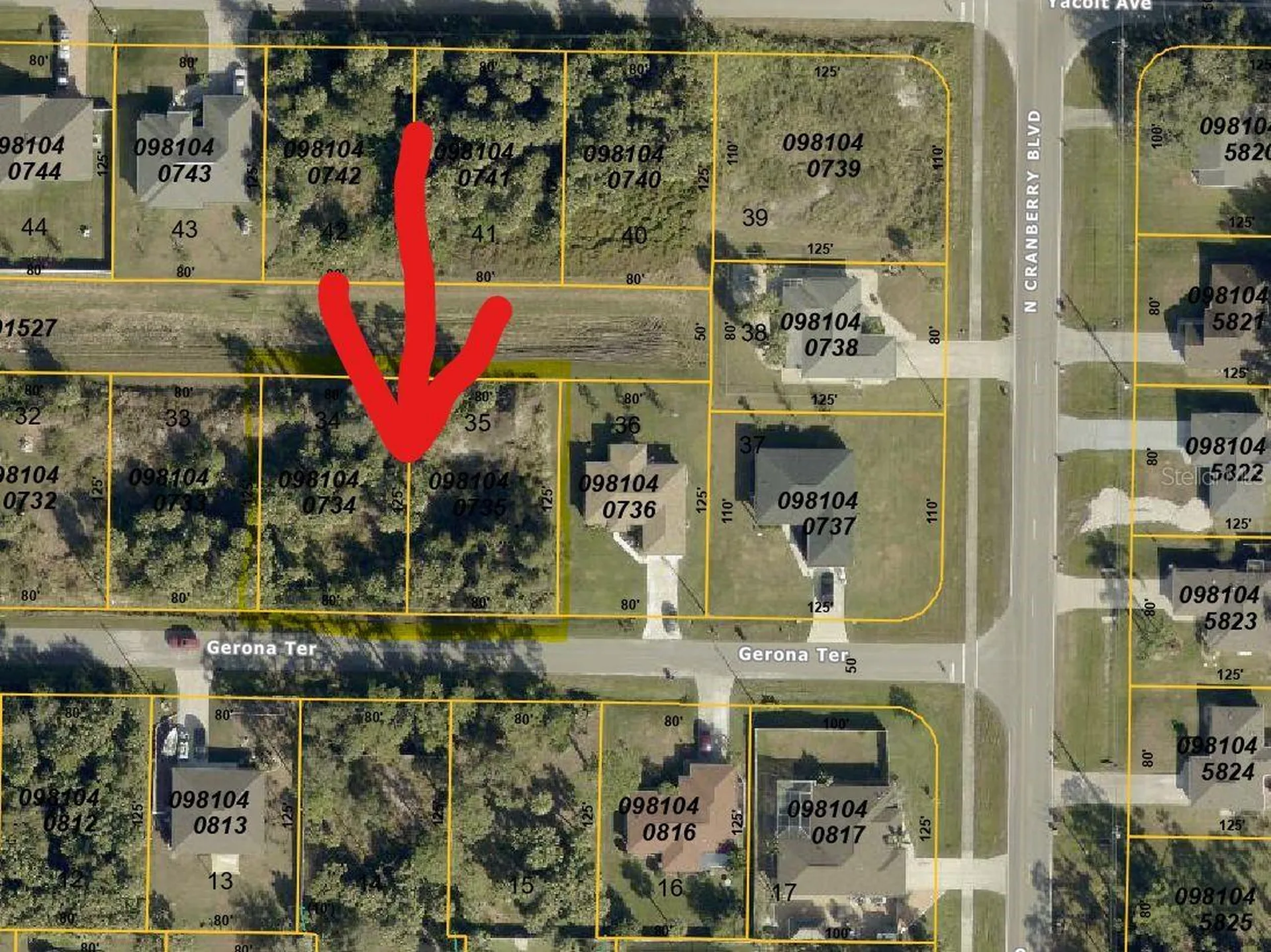 Lot 34 & 35 Gerona Terrace North Port FL 34286
