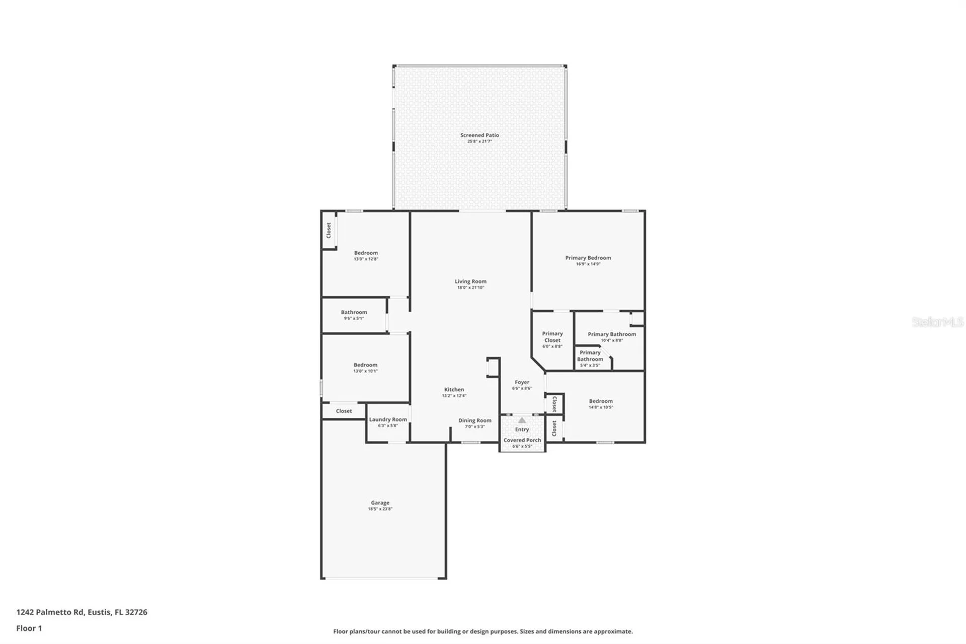 1242 Palmetto Road Eustis FL 32726